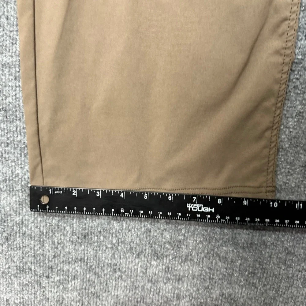 Prana Pants Mens 40x30 Inseam 27 Khaki Brion Slim Fit Stretch Nylon Blend Hiking